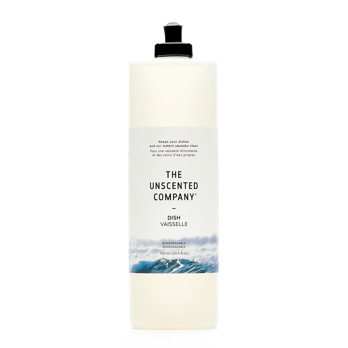 Unscented Dish Soap, 750ml (25.4 fl oz)