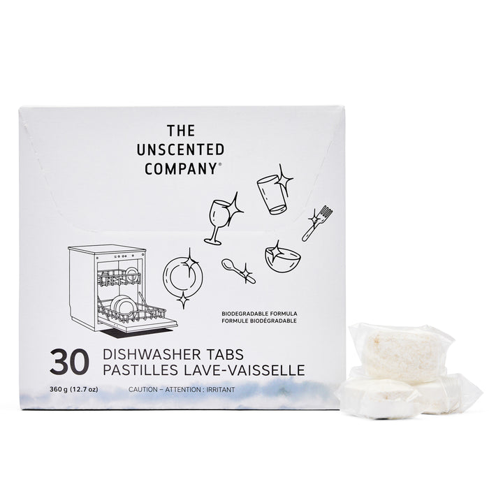 Unscented Dishwasher Tabs, Bulk box 500 tabs 6 kg (13.23 lbs)