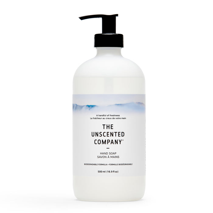 Unscented Hand Soap - Plastic Bottle, 500ml (16.9 fl oz)